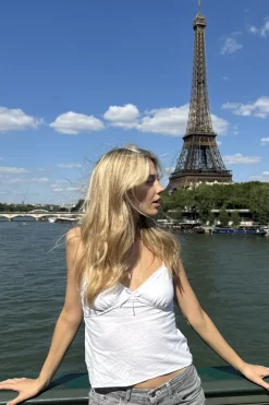 Subdued Tank Top con lacito