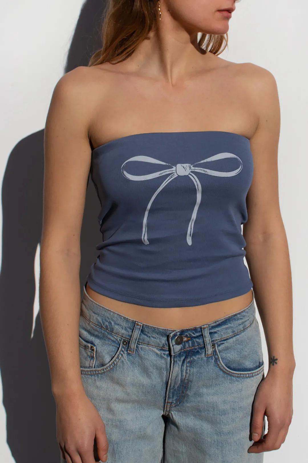 Subdued Top bandeau lazo