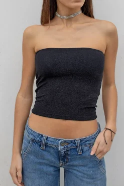 Subdued Top bandeau lúrex Outlet