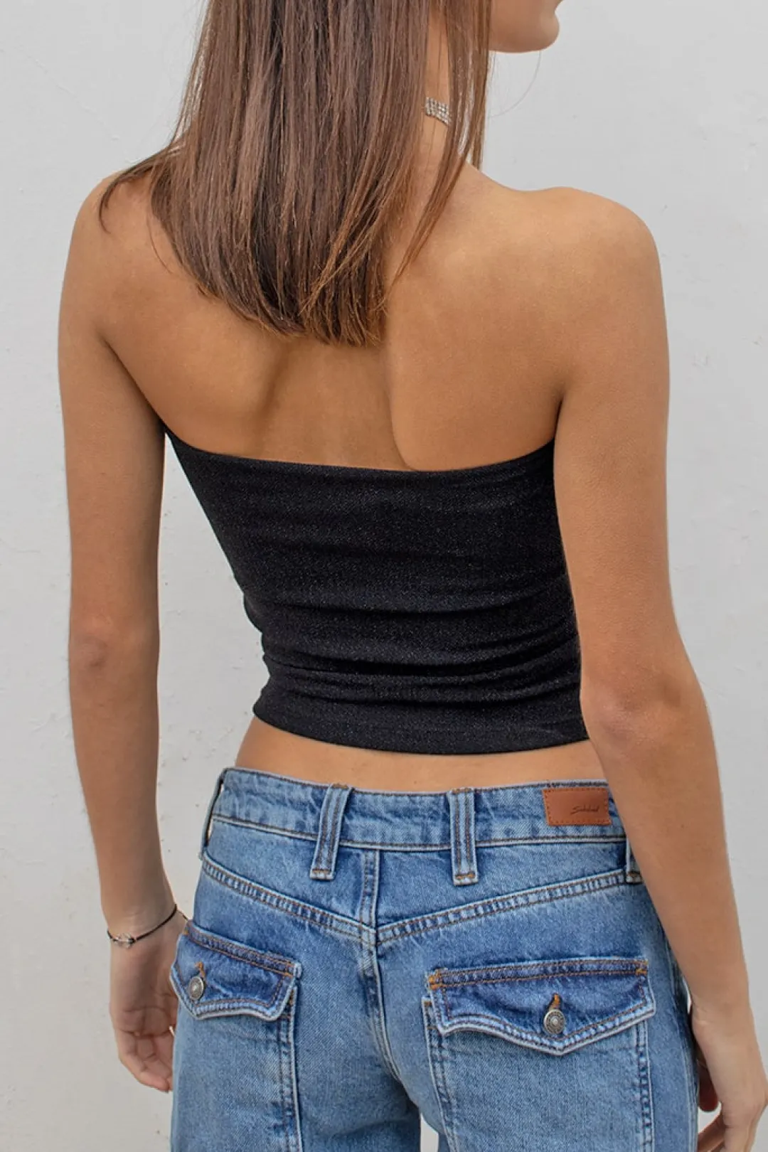 Subdued Top bandeau lúrex Outlet