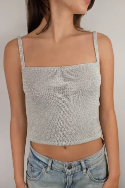 Subdued Top de lúrex Online