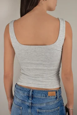 Subdued Top escote cuadrado Best