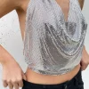 Subdued Top escote detrás Hot