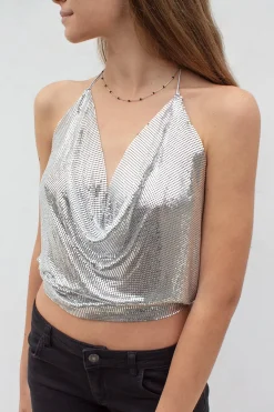 Subdued Top escote detrás Hot