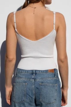 Subdued Top fruncido con lazo Outlet