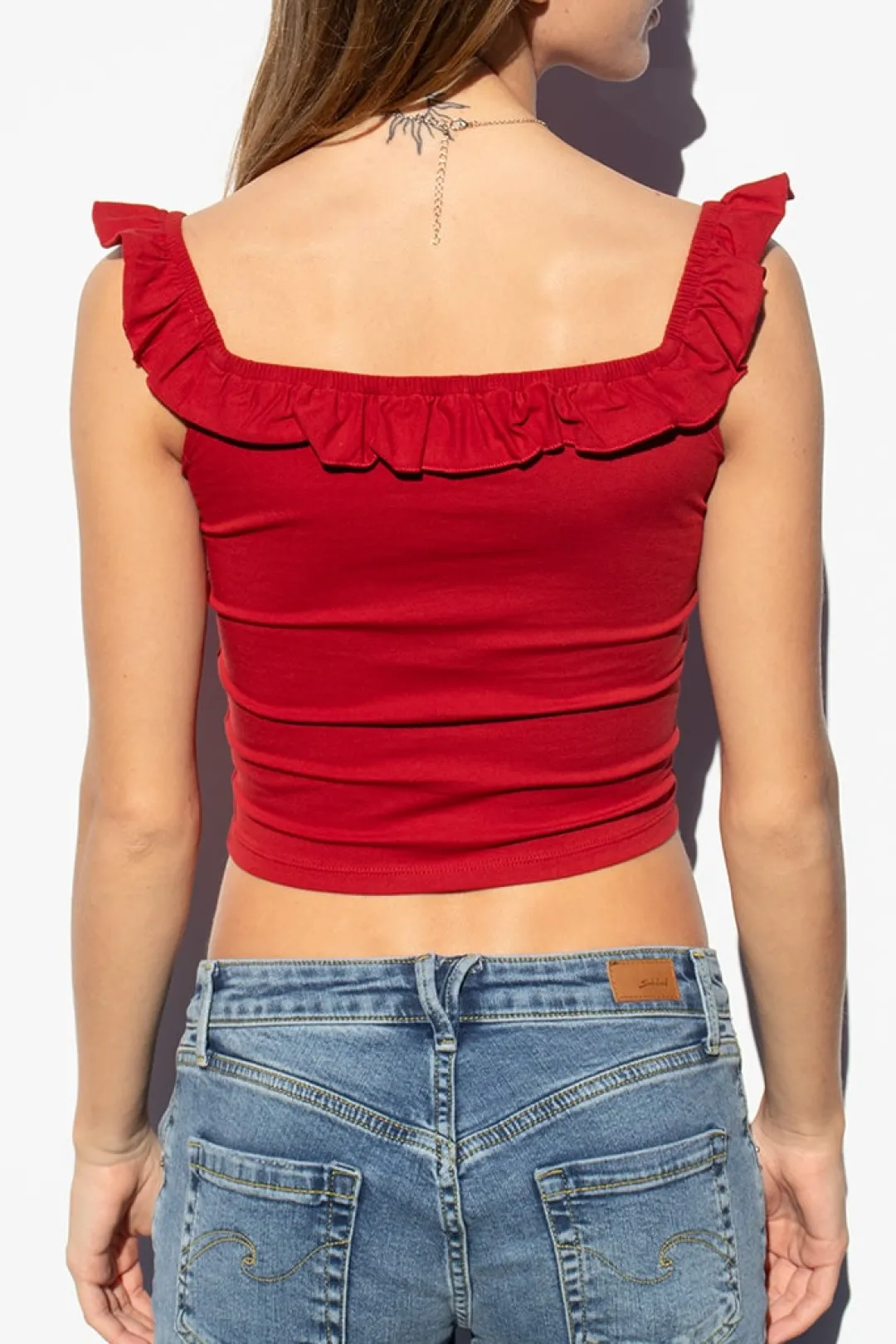 Subdued Top rouches Best